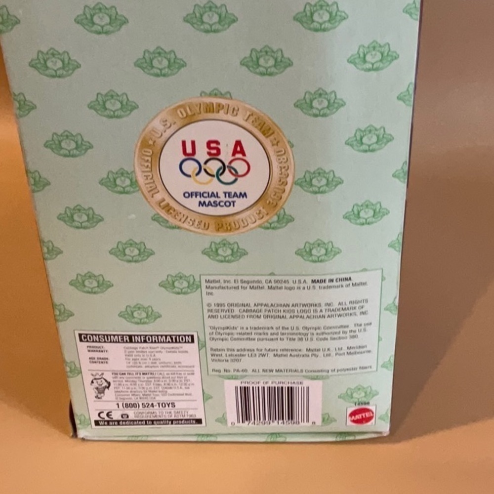 1996 Cabbage Patch Kids OlympiKids Soccer Ellie Skye - Picture 8 of 13